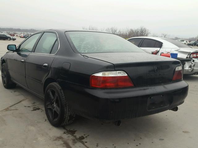 19UUA56623A043116 - 2003 ACURA 3.2TL BLACK photo 3