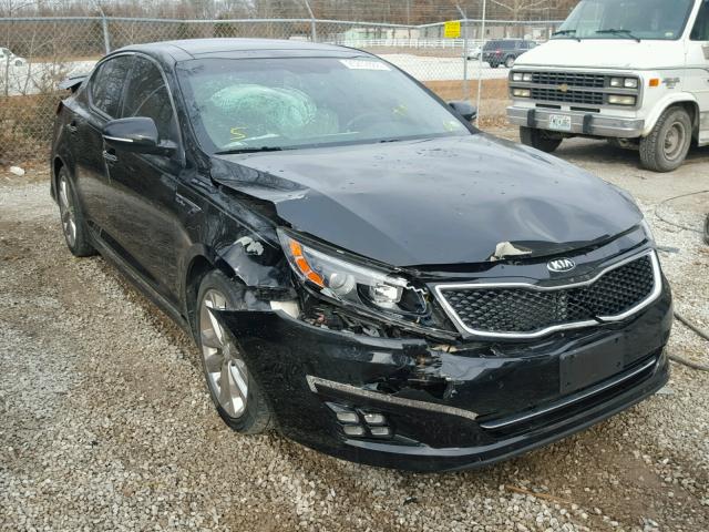 5XXGR4A64FG455634 - 2015 KIA OPTIMA SX BLACK photo 1