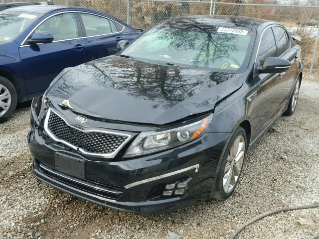 5XXGR4A64FG455634 - 2015 KIA OPTIMA SX BLACK photo 2