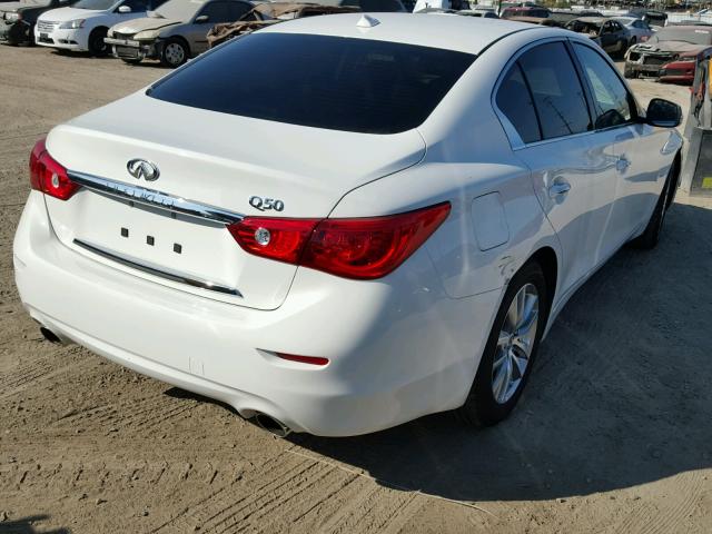 JN1CV7APXHM642462 - 2017 INFINITI Q50 BASE WHITE photo 4