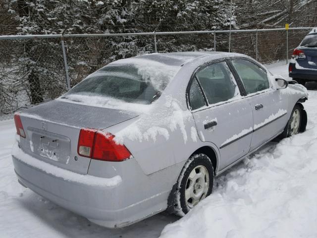 1HGES16335L008074 - 2005 HONDA CIVIC DX V SILVER photo 4