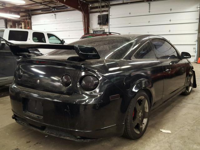 1G1AP11P067752999 - 2006 CHEVROLET COBALT SS BLACK photo 4