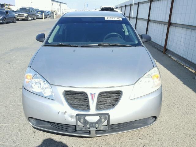 1G2ZG58N174221128 - 2007 PONTIAC G6 BASE SILVER photo 9