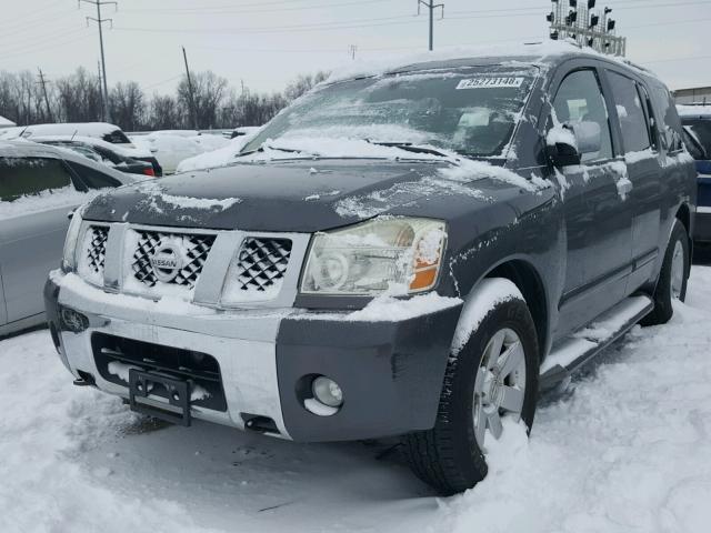 5N1AA08B24N731279 - 2004 NISSAN ARMADA SE GRAY photo 2