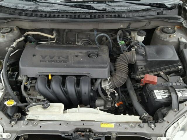 1NXBR32E85Z408220 - 2005 TOYOTA COROLLA CE GRAY photo 7