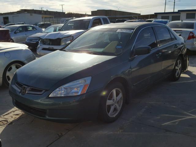 1HGCM56663A058592 - 2003 HONDA ACCORD EX GREEN photo 2