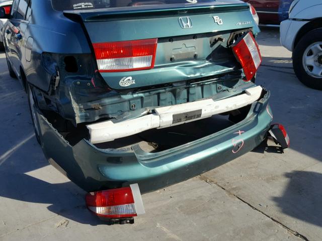 1HGCM56663A058592 - 2003 HONDA ACCORD EX GREEN photo 9