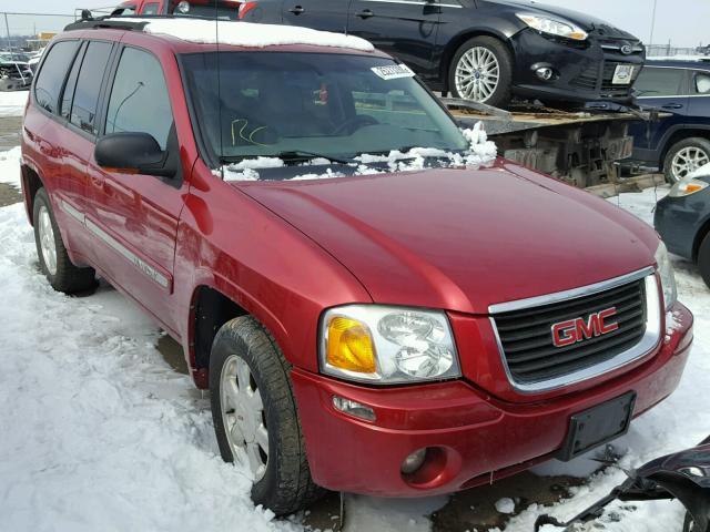 1GKDT13S842384507 - 2004 GMC ENVOY RED photo 1