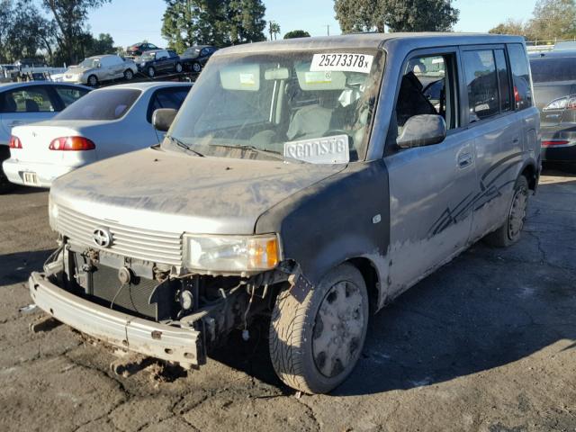 JTLKT334750197843 - 2005 TOYOTA SCION XB SILVER photo 2