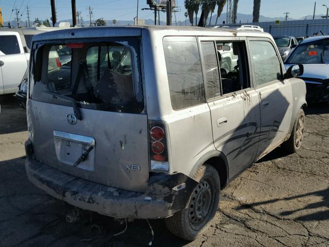 JTLKT334750197843 - 2005 TOYOTA SCION XB SILVER photo 4