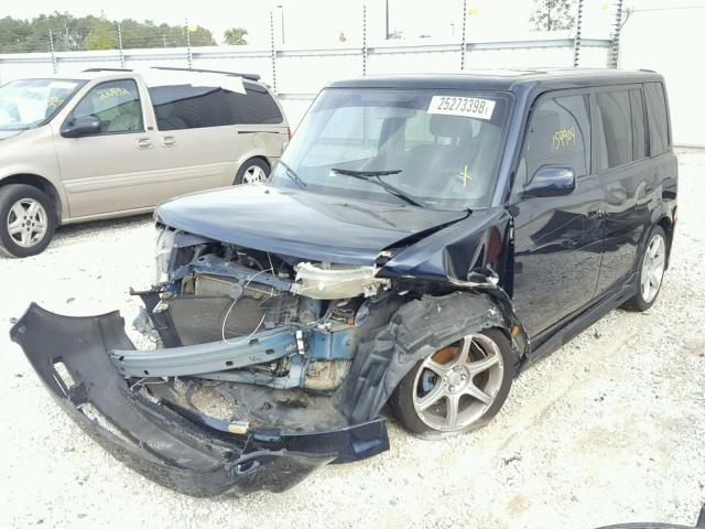 JTLKT324840169923 - 2004 TOYOTA SCION XB BLUE photo 2