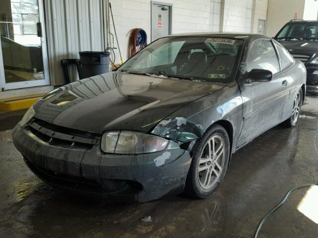 1G1JC12F047262111 - 2004 CHEVROLET CAVALIER GREEN photo 2