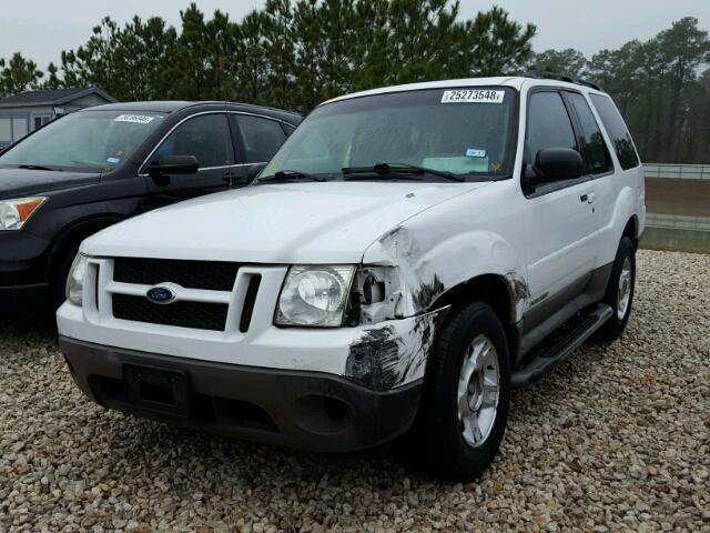 1FMCU60E62UD21404 - 2002 FORD EXPLORER S WHITE photo 2