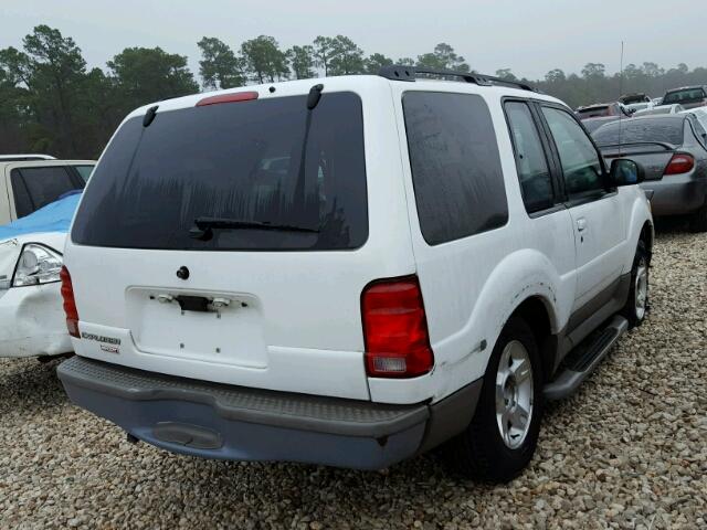 1FMCU60E62UD21404 - 2002 FORD EXPLORER S WHITE photo 4