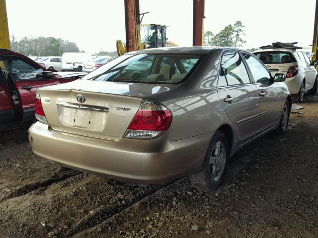 4T1BE32K96U729623 - 2006 TOYOTA CAMRY LE GOLD photo 4