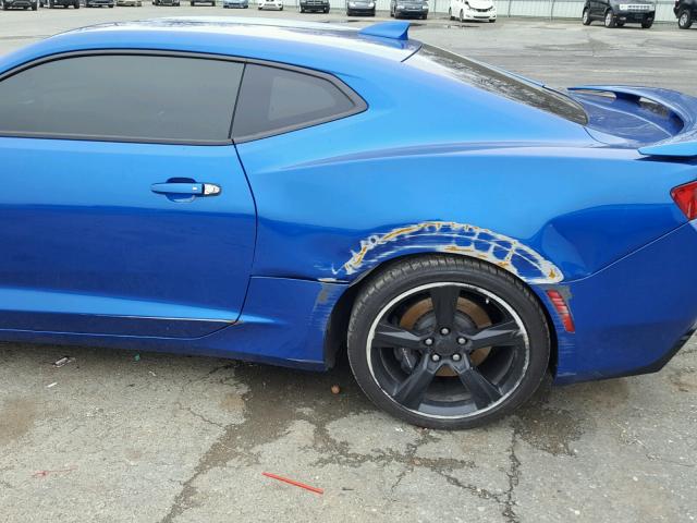 1G1FF1R78H0167449 - 2017 CHEVROLET CAMARO SS BLUE photo 9