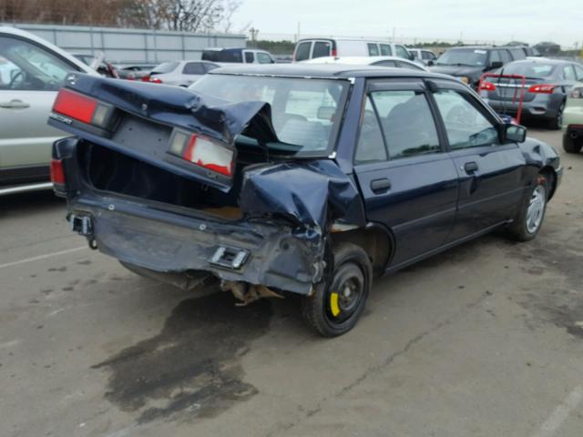 3FAPP13J3PR153265 - 1993 FORD ESCORT LX BLUE photo 4