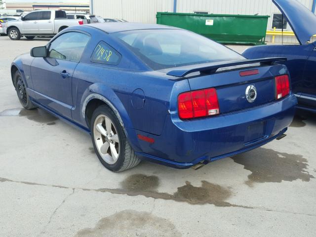 1ZVFT82H865148389 - 2006 FORD MUSTANG GT BLUE photo 3