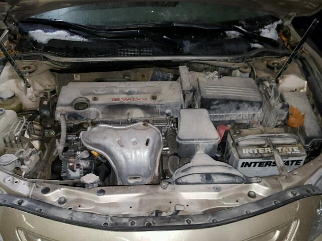 4T4BE46K87R007471 - 2007 TOYOTA CAMRY NEW TAN photo 7