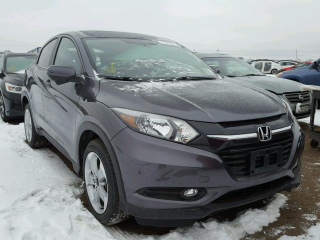 3CZRU6H50GM754340 - 2016 HONDA HR-V EX GRAY photo 1