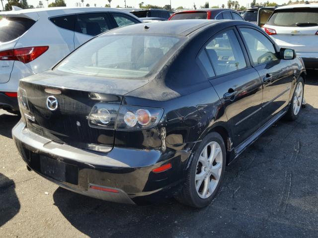 JM1BK323981108053 - 2008 MAZDA 3 S BLACK photo 4