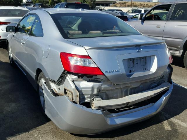 2HGFG12856H523535 - 2006 HONDA CIVIC EX SILVER photo 3