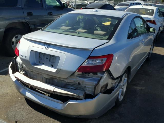 2HGFG12856H523535 - 2006 HONDA CIVIC EX SILVER photo 4