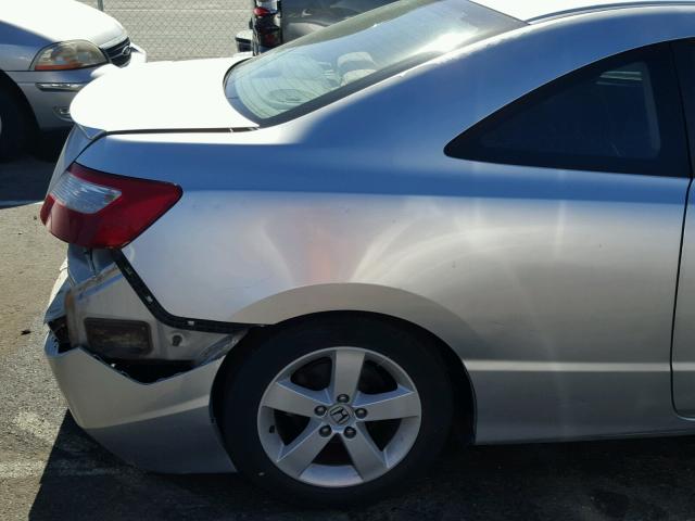 2HGFG12856H523535 - 2006 HONDA CIVIC EX ვერცხლისფერი ფოტო 9