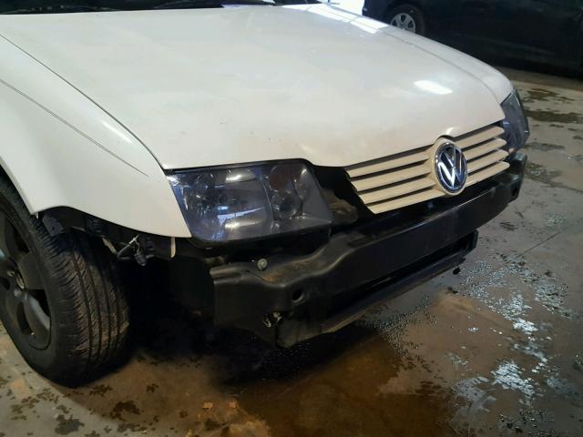 3VWSK69M93M103444 - 2003 VOLKSWAGEN JETTA GLS WHITE photo 10