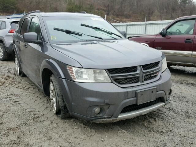 3C4PDDBG2ET297707 - 2014 DODGE JOURNEY SX GRAY photo 1