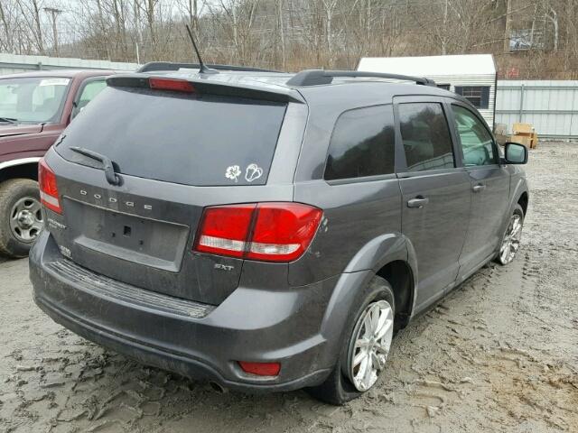 3C4PDDBG2ET297707 - 2014 DODGE JOURNEY SX GRAY photo 4