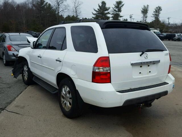 2HNYD18993H507991 - 2003 ACURA MDX TOURIN WHITE photo 3