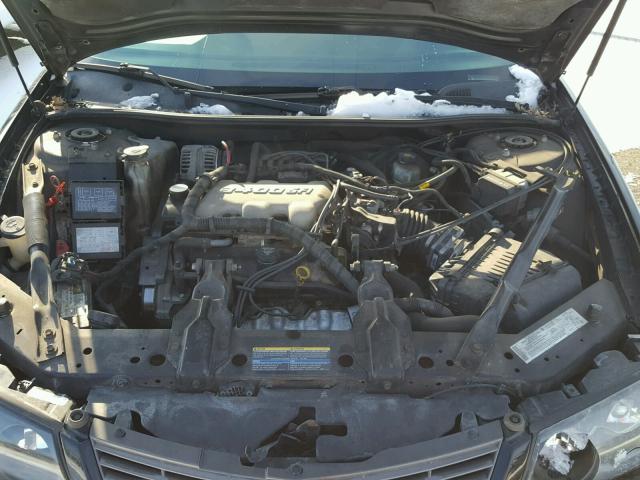 2G1WF52E849341262 - 2004 CHEVROLET IMPALA BLACK photo 7