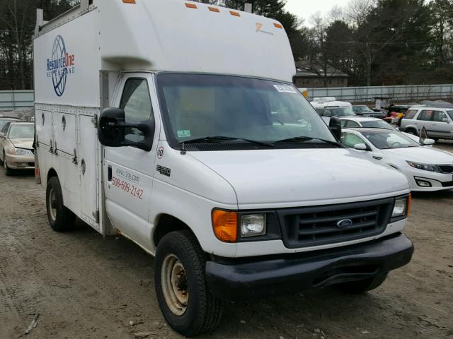 1FDSE35L63HA90383 - 2003 FORD ECONOLINE WHITE photo 1