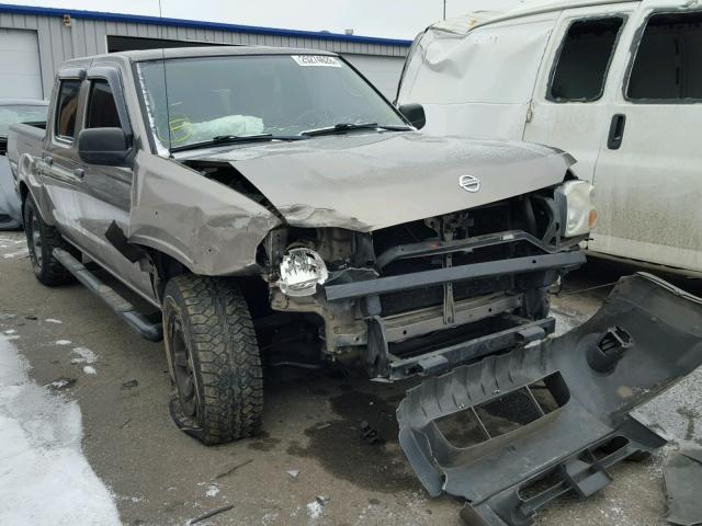 1N6ED27T54C462092 - 2004 NISSAN FRONTIER C GRAY photo 1