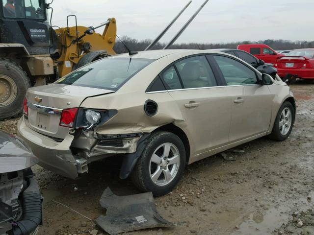 1G1PG5S9XB7260816 - 2011 CHEVROLET CRUZE LT TAN photo 4