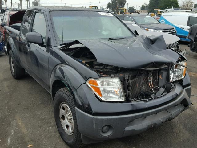 1N6BD06T57C463028 - 2007 NISSAN FRONTIER K BLACK photo 1