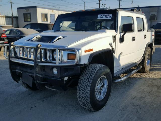 5GRGN22U15H101552 - 2005 HUMMER H2 SUT WHITE photo 2