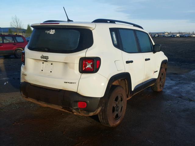 ZACCJBAT0FPC43809 - 2015 JEEP RENEGADE S WHITE photo 4