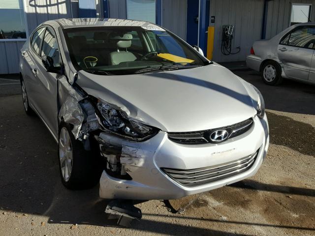 KMHDH4AEXDU849039 - 2013 HYUNDAI ELANTRA GL SILVER photo 1