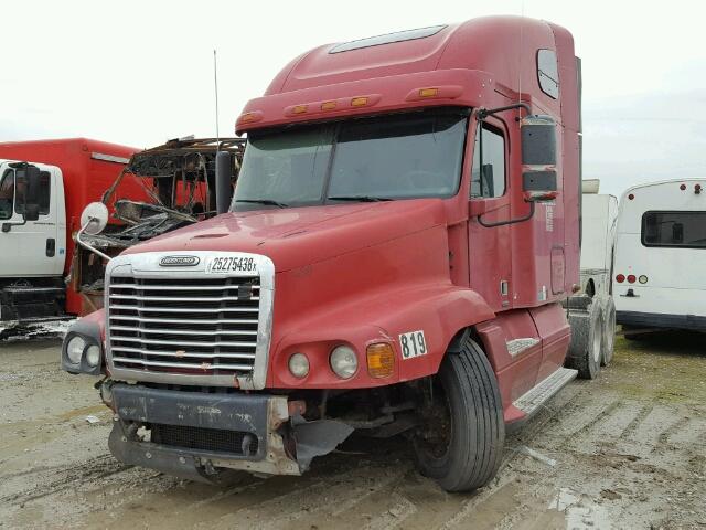 1FUJBBCK37PX36965 - 2007 FREIGHTLINER CONVENTION RED photo 2