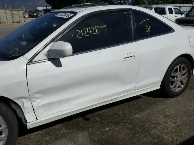 1HGCG22512A026828 - 2002 HONDA ACCORD EX WHITE photo 10