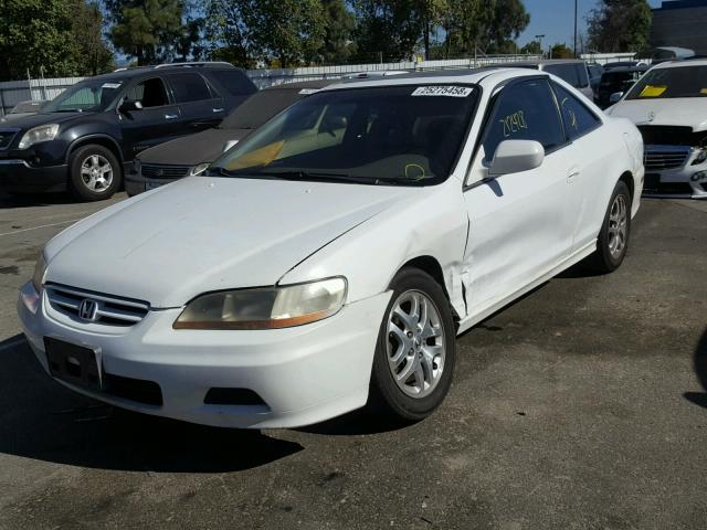 1HGCG22512A026828 - 2002 HONDA ACCORD EX WHITE photo 2