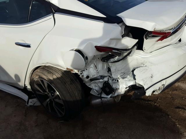 1N4AA6AP1JC364790 - 2018 NISSAN MAXIMA 3.5 WHITE photo 9