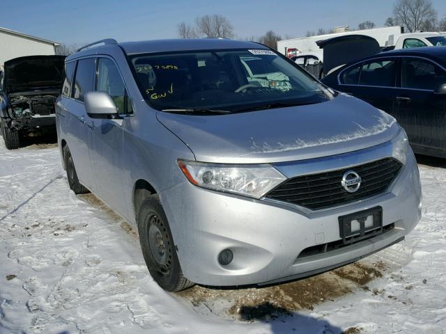 JN8AE2KP1C9047103 - 2012 NISSAN QUEST S SILVER photo 1