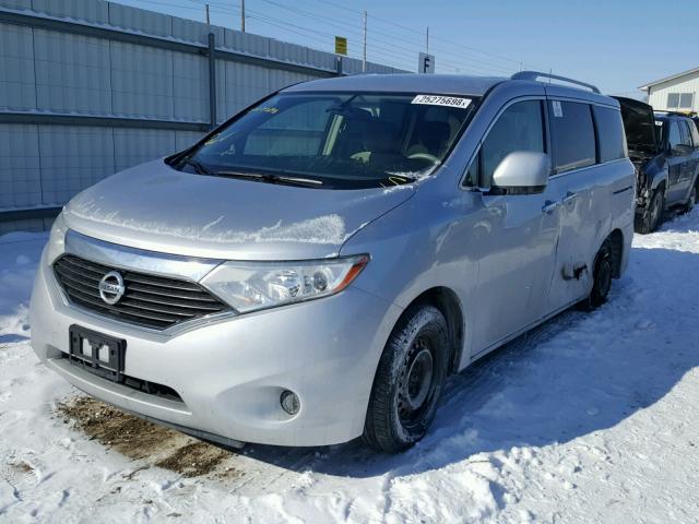 JN8AE2KP1C9047103 - 2012 NISSAN QUEST S SILVER photo 2