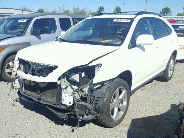 JTJHA31U150080481 - 2005 LEXUS RX 330 WHITE photo 2