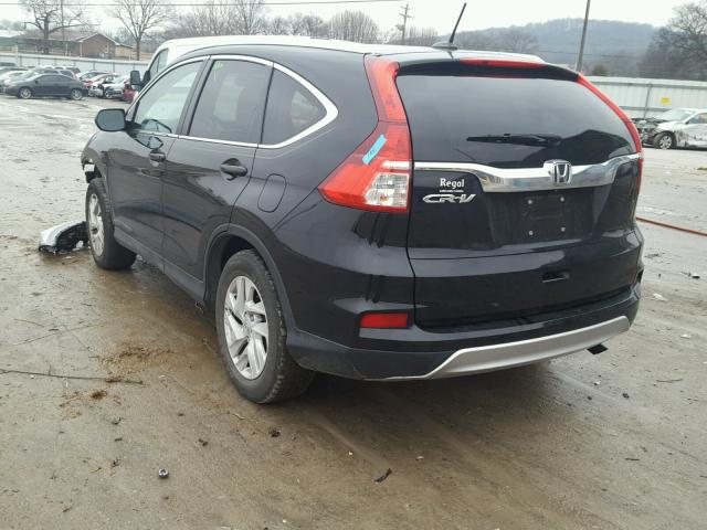 2HKRM3H75FH512654 - 2015 HONDA CR-V EXL BLACK photo 3