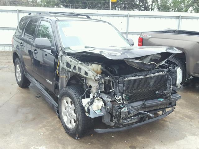 4F2CZ96118KM25301 - 2008 MAZDA TRIBUTE S BLACK photo 1