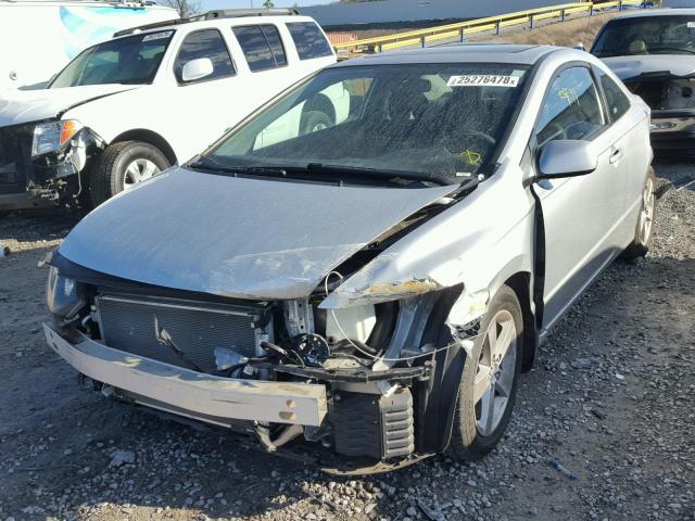 2HGFG12847H504749 - 2007 HONDA CIVIC EX SILVER photo 2